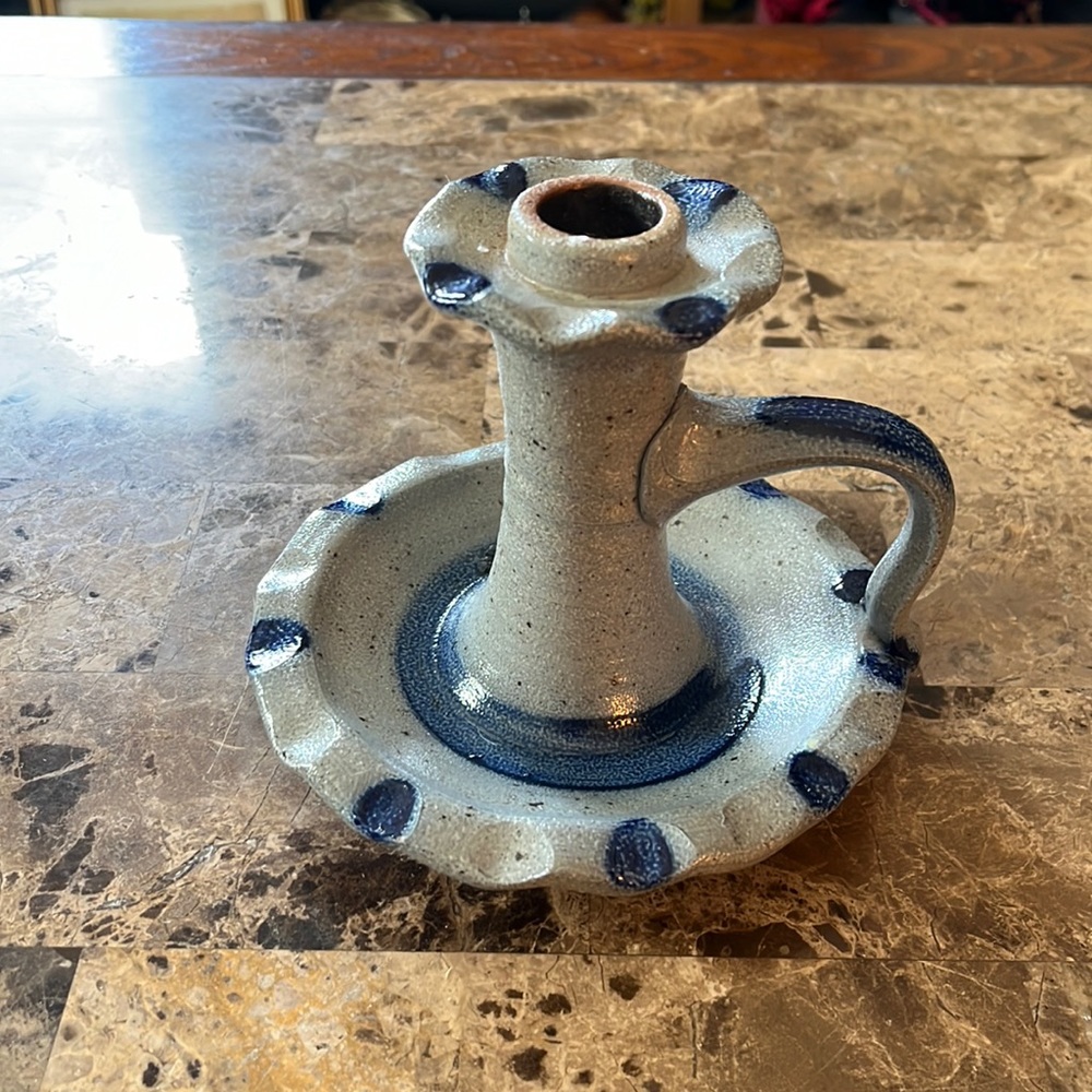 Pottery Candlestick 🕯